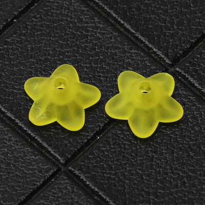 10x4mm 100db matt fehér virág akril gyöngyök karkötők laza távtartó gyöngyök ékszerek készítéséhez barkácsolás női fülbevalók kiegészítők