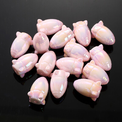 30 vnt šviečiančių akrilo karoliukų, 15 mm pentagramos palaidų karoliukų, skirtų tamsoje švytintiems papuošalams gaminti „pasidaryk pats“ apyrankės karoliai, auskarai