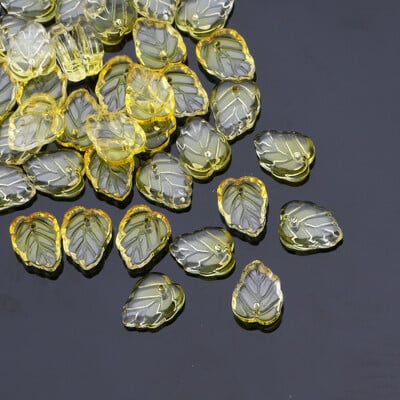 10X13mm AB krištáľové korálky z českého skla v tvare listu na výrobu šperkov, príveskov, náramkov, náhrdelníkov a remesiel