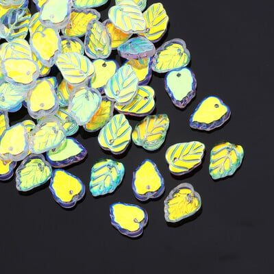 10X13mm AB krištáľové korálky z českého skla v tvare listu na výrobu šperkov, príveskov, náramkov, náhrdelníkov a remesiel