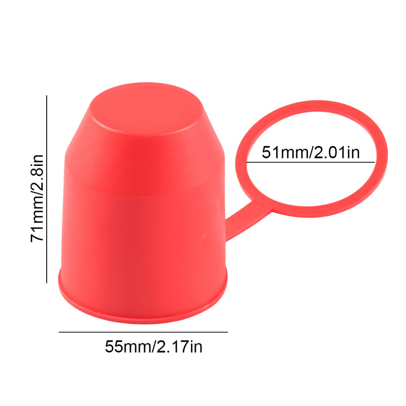 Kuglična kapica za prikolicu s prstenom za zaključavanje Kugla za vuču Poklopac za kuku Otporan na prašinu Zaštita prikolice za kamp kućice Vodootporni dodaci za automobil