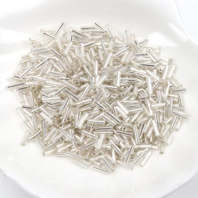 Sklenené české korálky s podšívkou, ručne vyrobené, veľkoobchod, 17 farieb, 2x6 mm, 300 ks