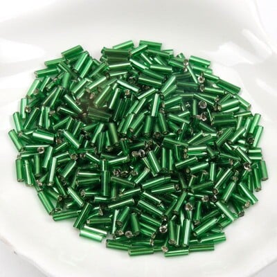 Sklenené české korálky s podšívkou, ručne vyrobené, veľkoobchod, 17 farieb, 2x6 mm, 300 ks