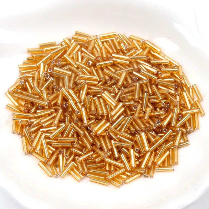 Sklenené české korálky s podšívkou, ručne vyrobené, veľkoobchod, 17 farieb, 2x6 mm, 300 ks