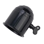 Capac cu bile de remorcare a mașinii cu șurub Protector din plastic Semiremorci Nave Bară de 50 mm Negru/argintiu Cheie cu blocare pentru rulotă