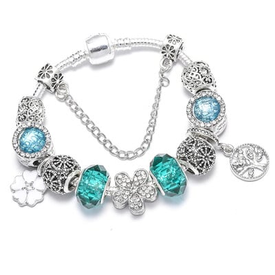 Brățări cu farmec cu margele roz europene BAOPN pentru femei, potrivite pentru brățări și brățări de marcă, bijuterii pentru cuplu, dropshipping