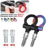 Universal Racing Tow Hook Μπροστινό πίσω πίσω τρέιλερ αυτοκινήτου Άγκιστρο έλξης αυτοκινήτου για M16 European Cars M18 Japanese Cars Πολλαπλά χρώματα