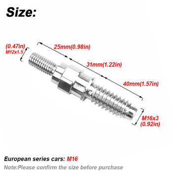 Universal Racing Tow Hook Μπροστινό πίσω πίσω τρέιλερ αυτοκινήτου Άγκιστρο έλξης αυτοκινήτου για M16 European Cars M18 Japanese Cars Πολλαπλά χρώματα