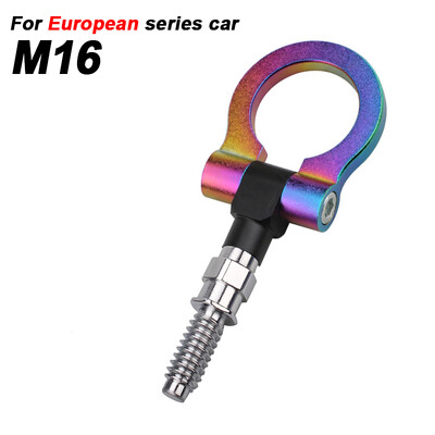 Universal Racing Tow Hook Μπροστινό πίσω πίσω τρέιλερ αυτοκινήτου Άγκιστρο έλξης αυτοκινήτου για M16 European Cars M18 Japanese Cars Πολλαπλά χρώματα