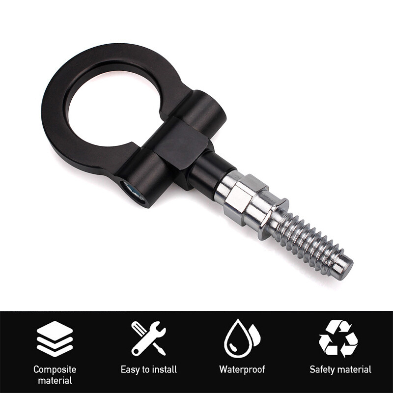 Cârlig universal de remorcare de curse față spate cârlig remorcă mașină cârlig de tracțiune pentru mașini europene M16 mașini japoneze M18 culori multiple