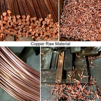 Vinterly Pure Copper Гривни Магнитни плетени ленти Регулируеми гривни Магнити за здраве при артрит Бижута Метални антирадиационни