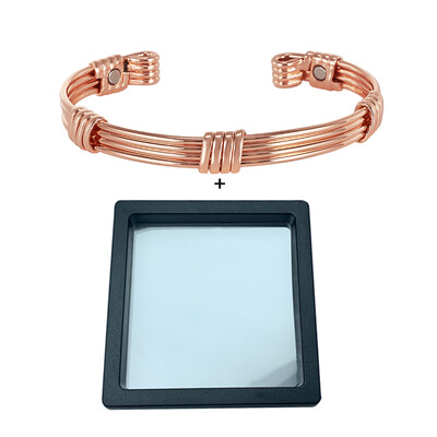 Vinterly gryno vario apyrankės Magnetinės pintos juostelės Reguliuojamos apyrankės Artritas Sveikatos Magnetai Papuošalai Metalas Anti-radiacija