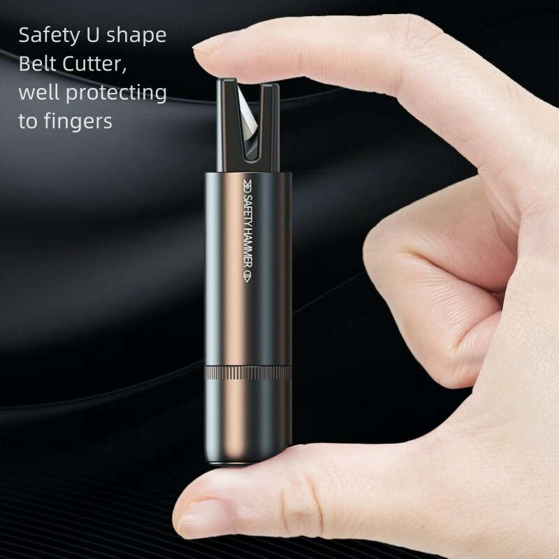 Spărgător de ferestre Dispozitiv de tăiere centuri de siguranță Dispozitive pentru mașini Instrument de evacuare a vehiculului Ciocan sigur Spărgător de sticlă Artefact de urgență salvator One Seco