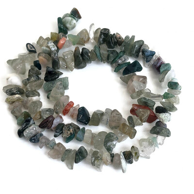 Természetes forgács kőgyöngyök szabálytalan kavicsos kristálykvarc gyöngyök ékszerkészítéshez barkácsolás karkötő nyaklánc kiegészítők 16 hüvelyk