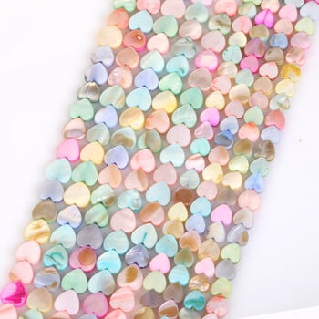 Natural Macaron Colorful Shell Beads Love Heart Tube Star Moon Loose Beads За изработка на бижута Направи си сам Гривна Колие Аксесоари