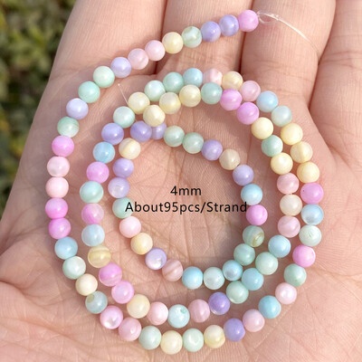 Mărgele de coajă colorate de macaron natural, tub de inimă de dragoste, stea, lună, margele libere pentru realizarea de bijuterii, accesorii pentru colier, brățări, bricolaj