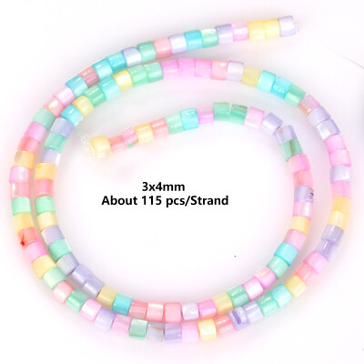 Mărgele de coajă colorate de macaron natural, tub de inimă de dragoste, stea, lună, margele libere pentru realizarea de bijuterii, accesorii pentru colier, brățări, bricolaj