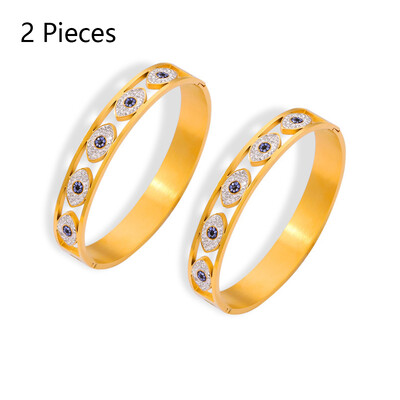 Kalnų krištolinio akmens velnio akių apyrankės moterims Tuščiaviduriai nerūdijančio plieno paauksuoti netaisyklingomis juostelėmis Moteriškos apyrankės Apyrankės Papuošalai