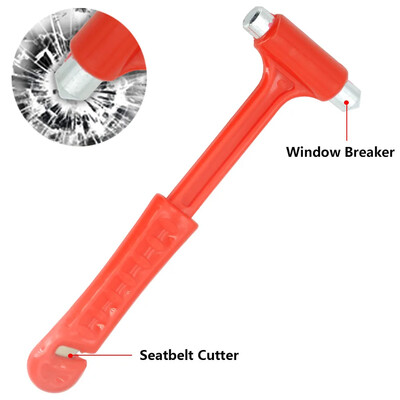 Instrument de evacuare de urgență a mașinii Ciocan de evacuare de siguranță Spărgător de ferestre de sticlă Artefact de sticlă de salvare Dispozitiv de tăiere a centurii de siguranță Salvare a vieții