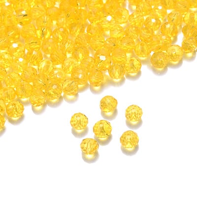 Cicifu tmavočervené 4/6 mm 40 ks Rondelle rakúske fazetované krištáľové sklenené korálky okrúhle voľné dištančné korálky na výrobu šperkov
