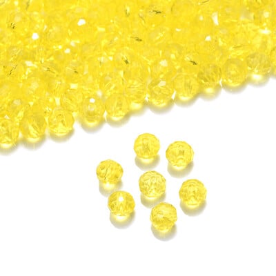 Cicifu tmavočervené 4/6 mm 40 ks Rondelle rakúske fazetované krištáľové sklenené korálky okrúhle voľné dištančné korálky na výrobu šperkov