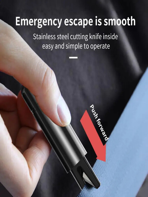 Sigurnosni čekić za razbijanje prozora automobila Automobil za spašavanje Razbijeno staklo za bijeg Višenamjenski automobil za brzo razbijanje prozora