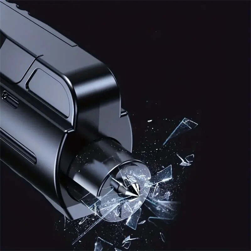 Sigurnosni čekić za mali automobil, metalni razbijač prozora, čekić za spašavanje, ugrađeni sigurnosni pojas, nož za rezanje, alat za samospašavanje u automobilu