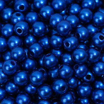 3/4/5/6/8/10/12mm Krāsainas akrila pērļu krelles, vaļīgas starplikas krelles rokdarbiem Rotaslietas krelles Rokassprādzes Kaklarotas Auskari