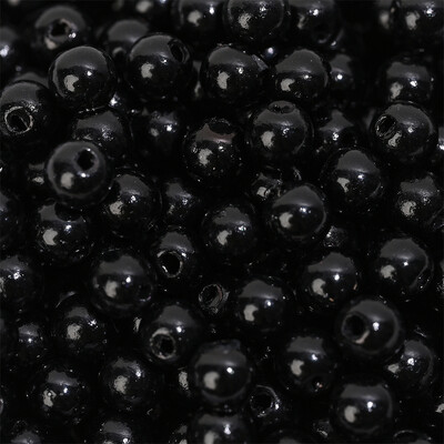 3/4/5/6/8/10/12mm Krāsainas akrila pērļu krelles, vaļīgas starplikas krelles rokdarbiem Rotaslietas krelles Rokassprādzes Kaklarotas Auskari