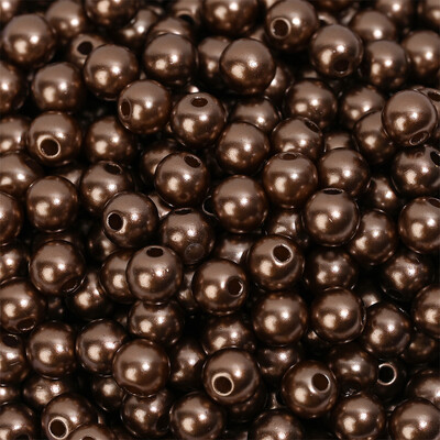 3/4/5/6/8/10/12mm Krāsainas akrila pērļu krelles, vaļīgas starplikas krelles rokdarbiem Rotaslietas krelles Rokassprādzes Kaklarotas Auskari