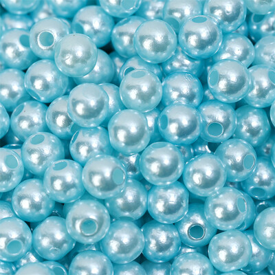 3/4/5/6/8/10/12mm Krāsainas akrila pērļu krelles, vaļīgas starplikas krelles rokdarbiem Rotaslietas krelles Rokassprādzes Kaklarotas Auskari