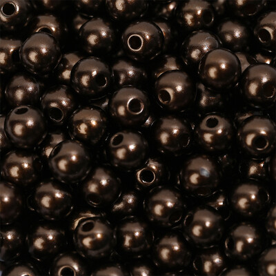 3/4/5/6/8/10/12mm Krāsainas akrila pērļu krelles, vaļīgas starplikas krelles rokdarbiem Rotaslietas krelles Rokassprādzes Kaklarotas Auskari