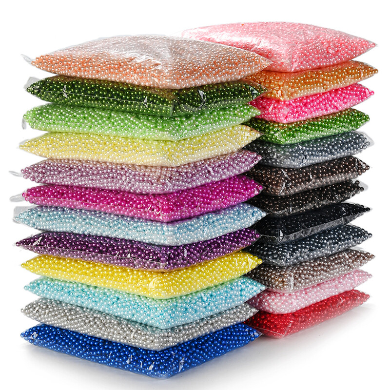 3/4/5/6/8/10/12mm Krāsainas akrila pērļu krelles, vaļīgas starplikas krelles rokdarbiem Rotaslietas krelles Rokassprādzes Kaklarotas Auskari