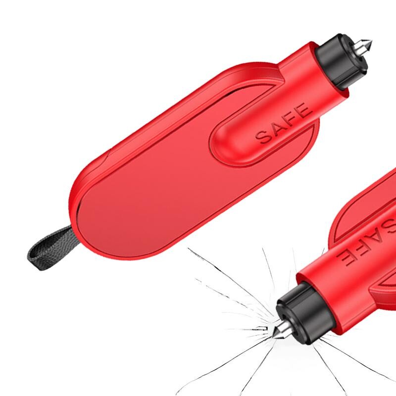 Autóbiztonsági kalapács Auto Sürgősségi Üveg Ablaktörő Biztonsági öv Vágó Életmentő Vészhelyzetek Menekülési Túlélő Whis Szerszám autóhoz