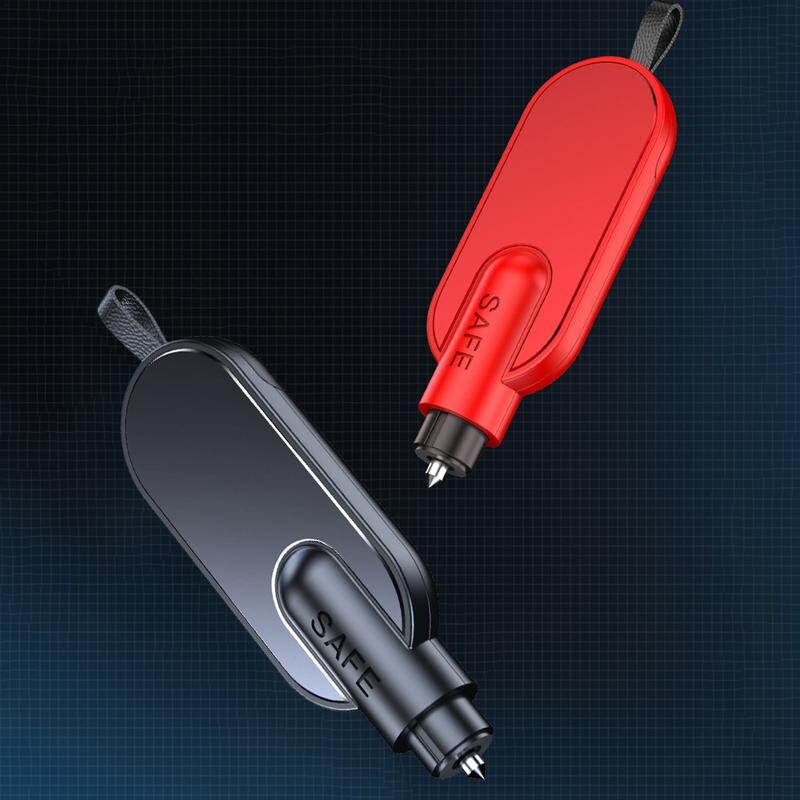 Autóbiztonsági kalapács Auto Sürgősségi Üveg Ablaktörő Biztonsági öv Vágó Életmentő Vészhelyzetek Menekülési Túlélő Whis Szerszám autóhoz