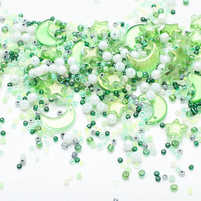 Jauktas zvaigznes mēness kristāla stikla krelles sēklu krelles, brīvas, apaļas pērles, kas paredzētas DIY rotaslietu izgatavošanai, amatniecības rokassprādzes, kaklarotas, auskari