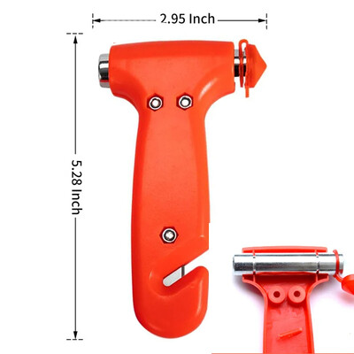 Automobilski sigurnosni čekić s razbijačem prozora i rezačem sigurnosnog pojasa Automatski alat za bijeg u hitnim slučajevima za automobilske nesreće