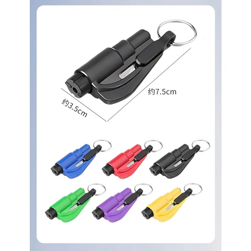 Sigurnosni čekić za automobil Mini auto s višenamjenskim čekićem za bijeg za razbijanje stakla Čekić za spašavanje prozora automobila jedna sekunda，1kom