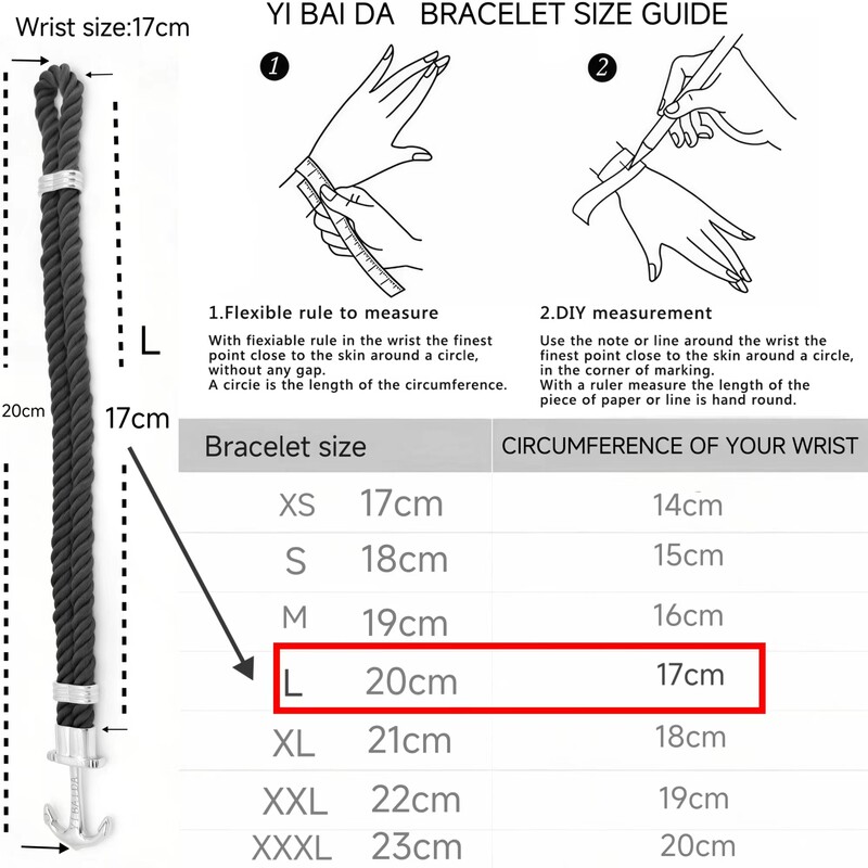 Kiváló minőségű rozsdamentes acél női horgony karkötő Navy stílusú divat egyéniség minden hozzáillő bőr kötél pár kiegészítők