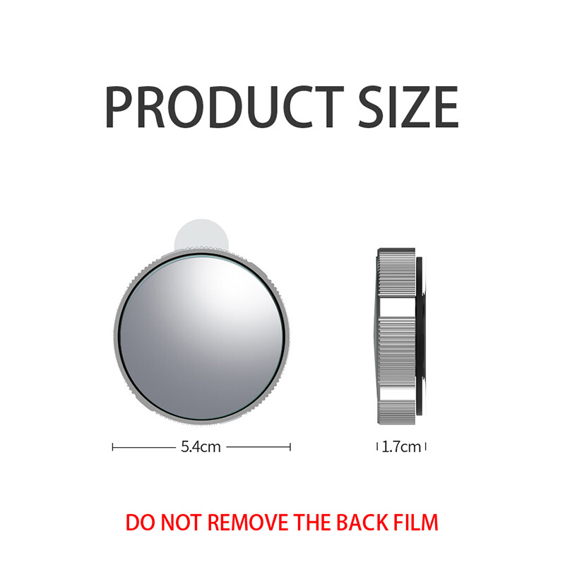 2PC automobilsko konveksno ogledalo za mrtvi kut od 360 stupnjeva, podesivo stražnje ogledalo, dodatno pomoćno okruglo ogledalo