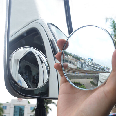 1 vnt šoniniai veidrodėliai, skirti sunkvežimių aklųjų zonų veidrodėliams, apvaliems, išgaubtiems plataus kampo vandeniui atspariems kūdikių automatiniams galinio vaizdo veidrodžių priedai