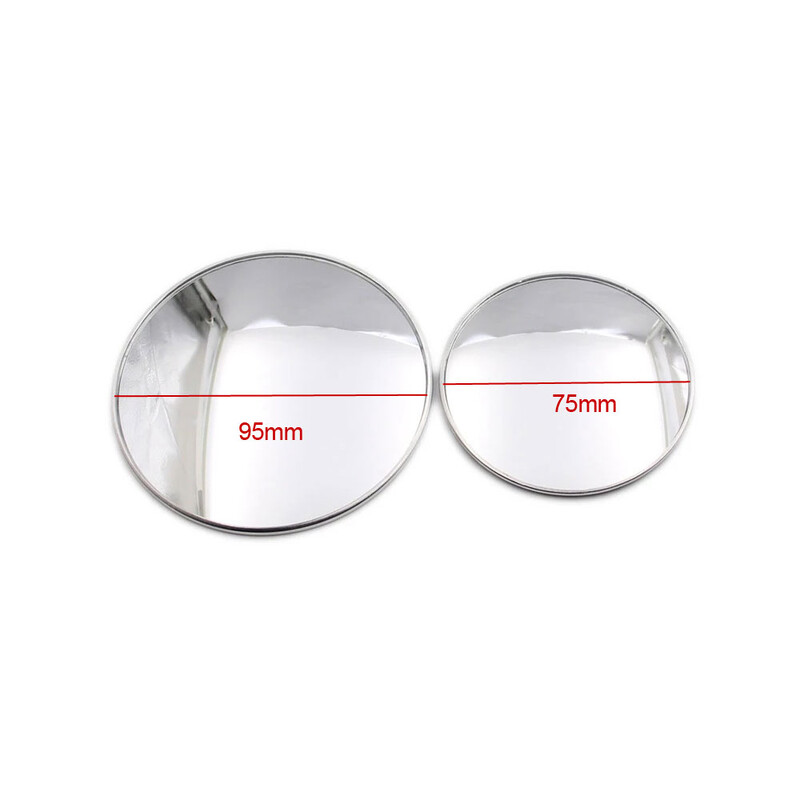 1 vnt šoniniai veidrodėliai, skirti sunkvežimių aklųjų zonų veidrodėliams, apvaliems, išgaubtiems plataus kampo vandeniui atspariems kūdikių automatiniams galinio vaizdo veidrodžių priedai