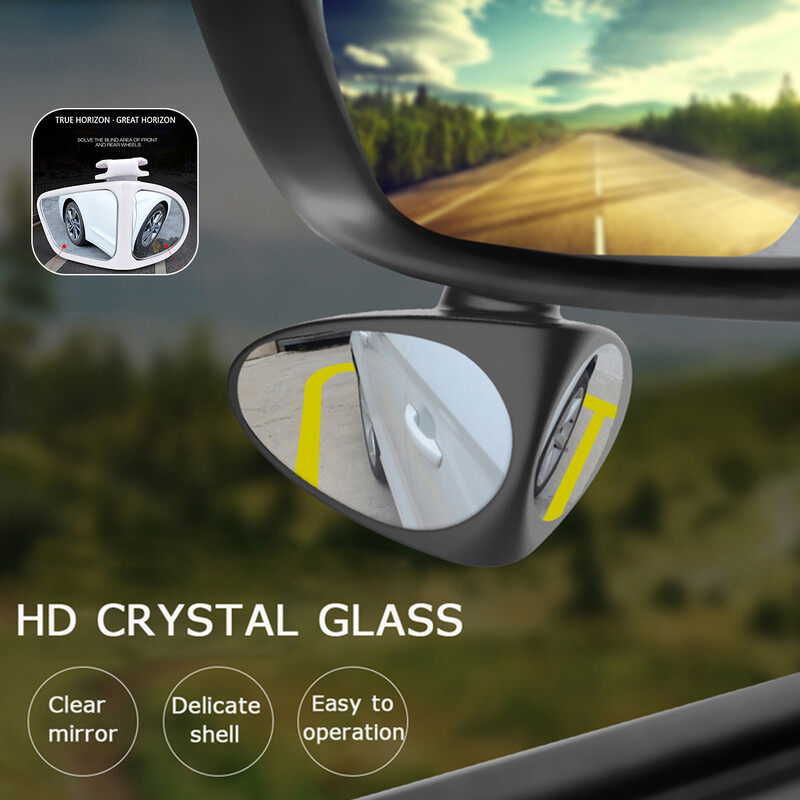 2 kom. Retrovizor za mrtvi kut automobila Rotacija od 360° Podesivi pomoćni retrovizori Automatski stražnji pogled Parkiranje Sigurnost Vožnja