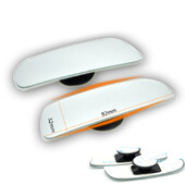 2 vnt. automobilio plataus kampo aklosios zonos veidrodis, 360 laipsnių reguliuojamas saugus važiavimas, skaidrus galinio vaizdo veidrodis, automobilio veidrodžio priedai