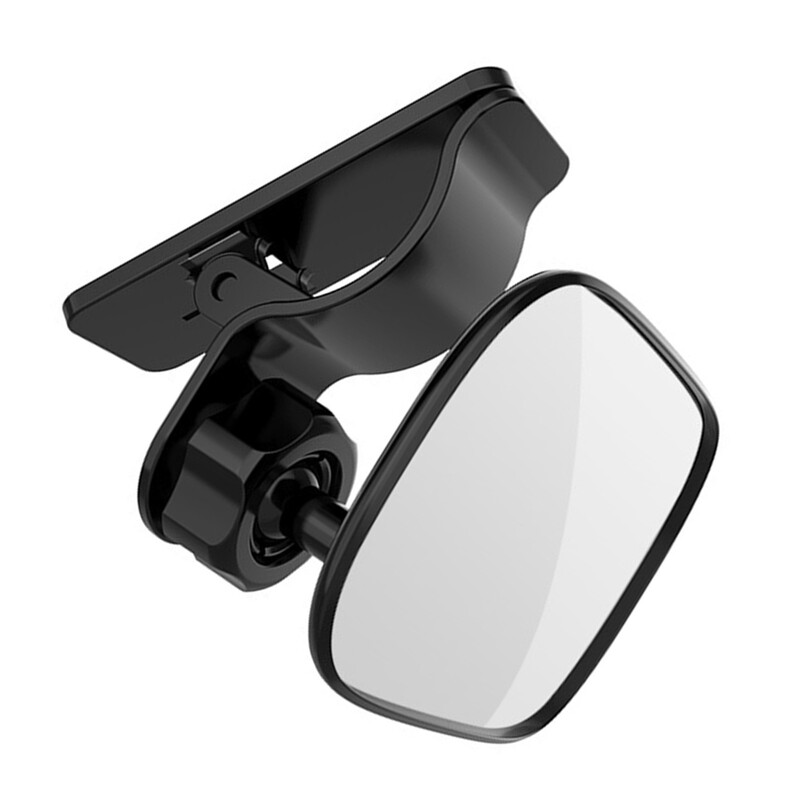 Automobilis atgręžtas į galinį vaizdą Aklosios zonos veidrodis, krištolinis automobilio salono galinio vaizdo veidrodėlis Mini dydžio mažylio galinės sėdynės veidrodėlis