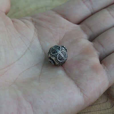 1 ks vikingských korálok, slovanských korálok, šperkov, vnútorný priemer 2 mm