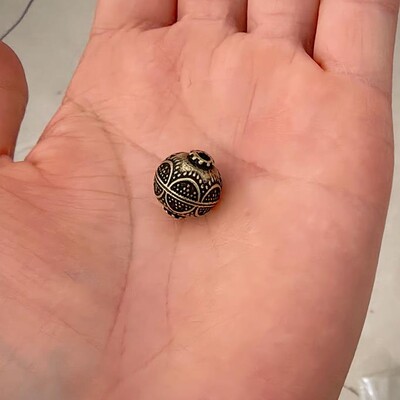 1 ks vikingských korálok, slovanských korálok, šperkov, vnútorný priemer 2 mm