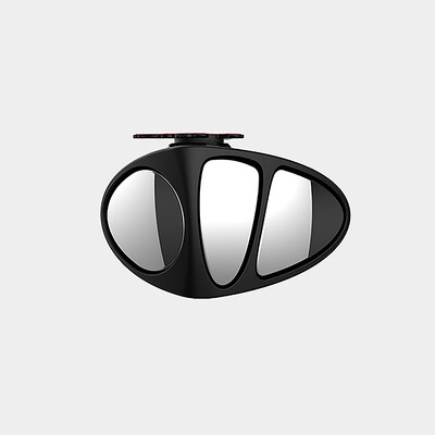 3 az 1-ben 360 fokban forgatható, háromoldalas autós holttértükör tolatásos holttér domború parkolótükör biztonsági kiegészítők