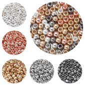 20-100 ks/sada 6 8 10 12 14 mm CCB dištančné korálky okrúhle voľné korálky veľké korálky s veľkým otvorom na výrobu šperkov, DIY náramok, veľkoobchod
