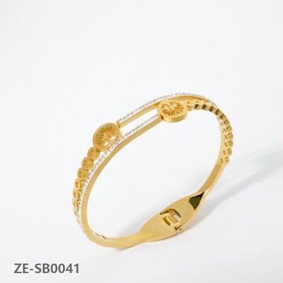 ZEADear Jewelry rozsdamentes acél karkötő Életfa kék szemek kígyógyöngy cirkon masni Törökország Boho arany karperec a legjobb ajándék